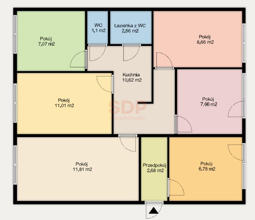 Mieszkanie 71 m², Wrocław, Krzyki, Przyjaźni - zdjęcie 12