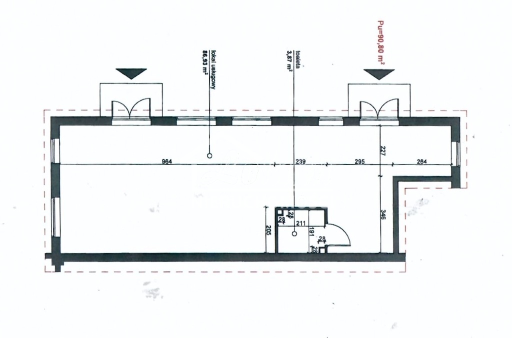 Lokal usługowy do wynajęcia, 90,8&nbsp;m², Stargard - zdjęcie 2