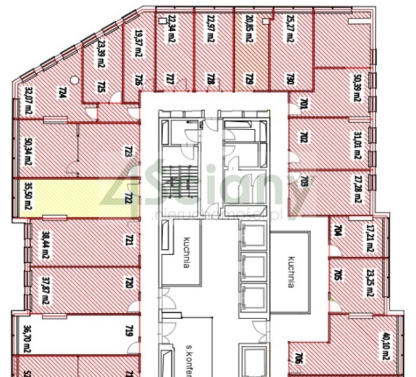 Lokal biurowy do wynajęcia, 71&nbsp;m², Warszawa - zdjęcie 7