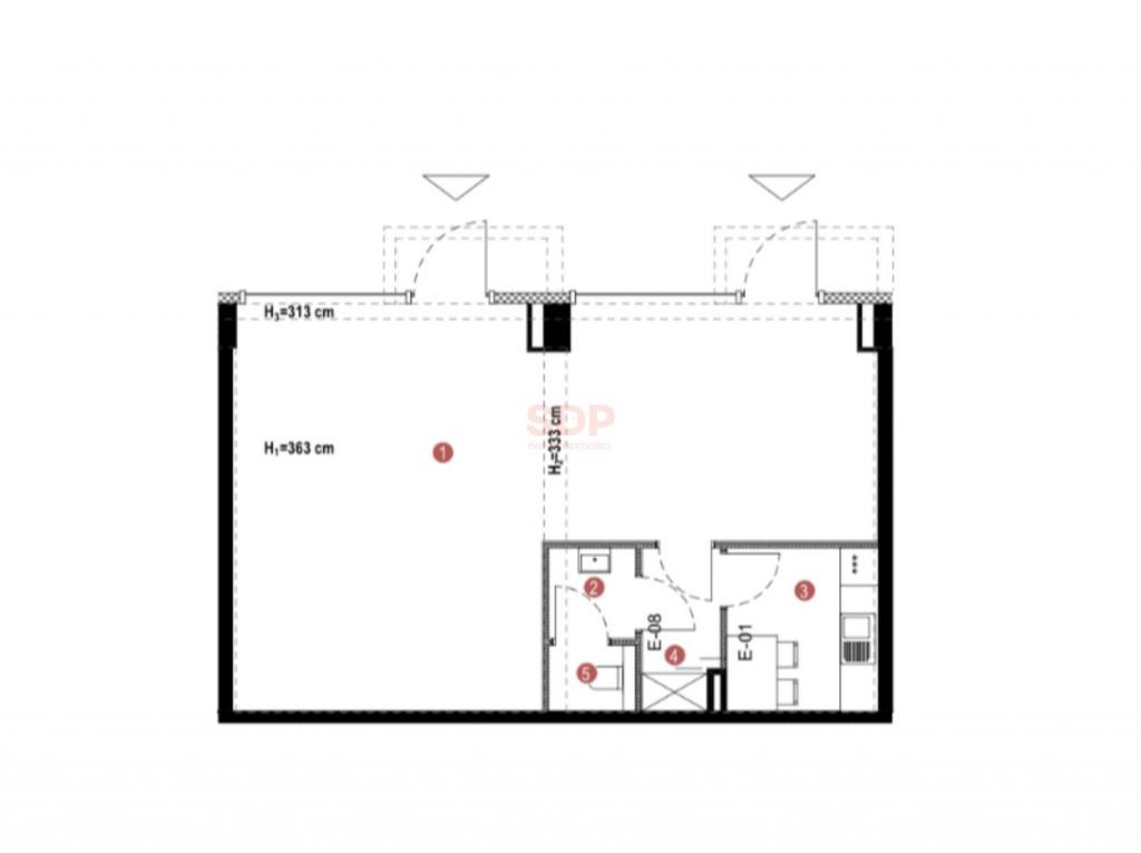 Lokal usługowy do wynajęcia, 66 m², Wrocław, Stare Miasto, Księcia Witolda - zdjęcie 3