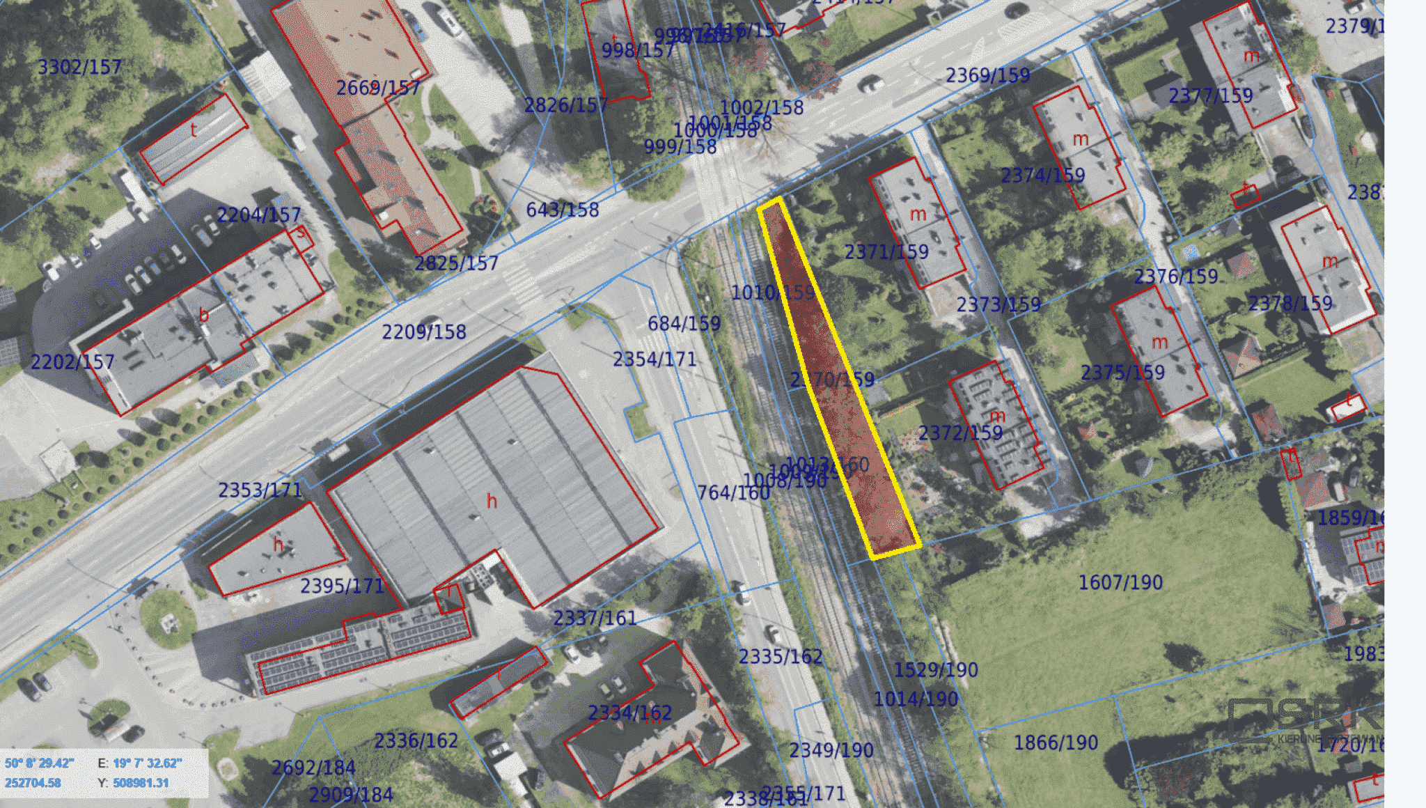 Działka inwestycyjna 598 m², Lędziny, Hołdunowska - zdjęcie 1