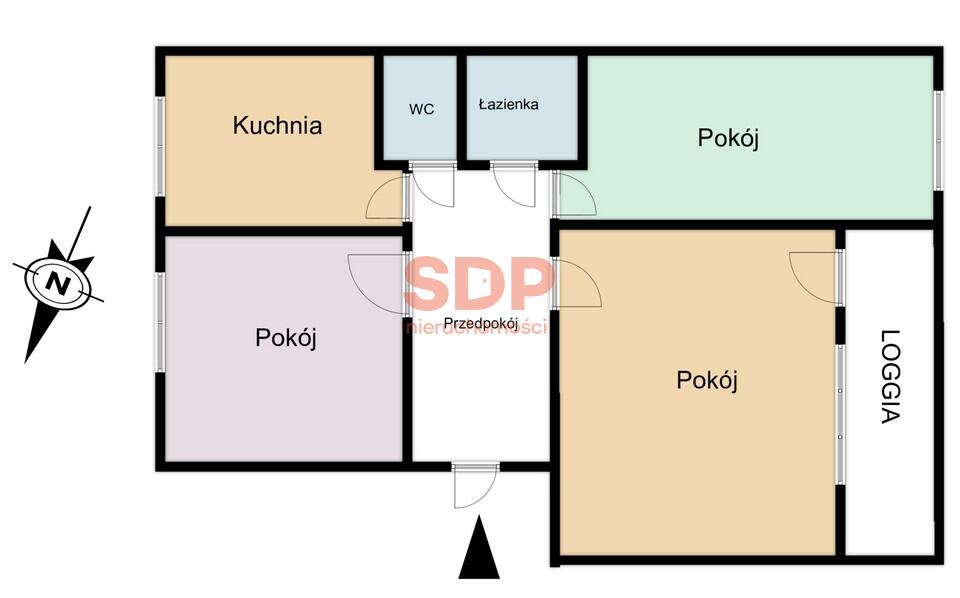 Mieszkanie 60 m², Wrocław, Psie Pole, Koszarowa - zdjęcie 10