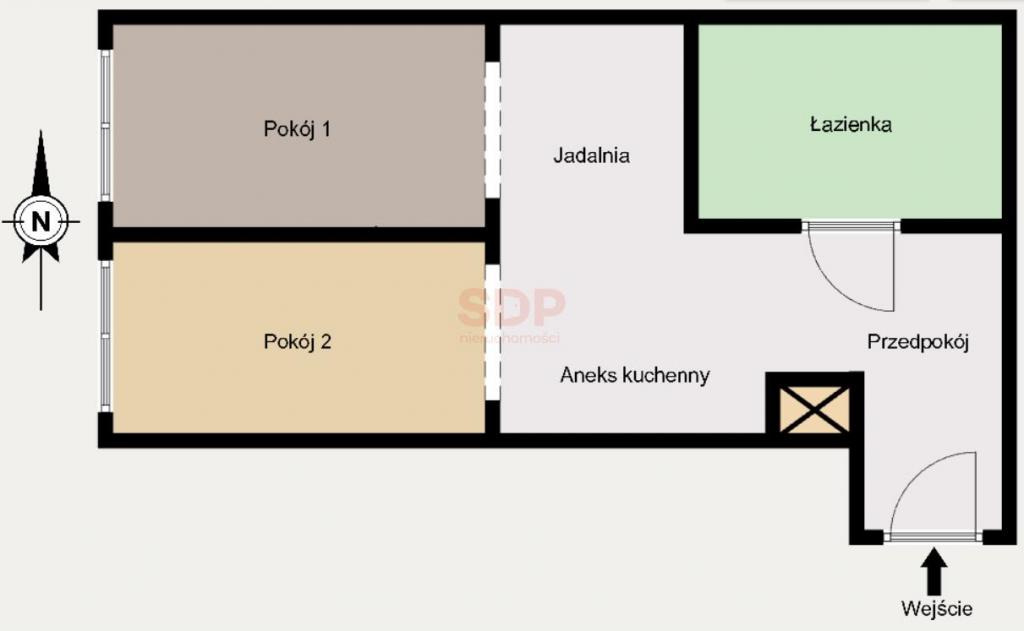 Mieszkanie 35&nbsp;m², Łódź, Radwańska - zdjęcie 13