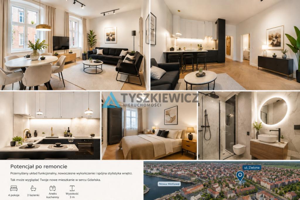 4 pok b. Nowej Motławy | Teren w rewitalizacji - zdjęcie 2