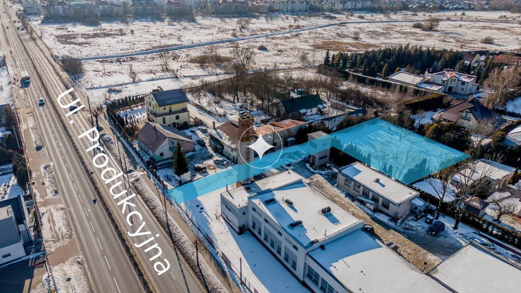 Działka inwestycyjna 1151 m², Białystok, Bacieczki, Produkcyjna - zdjęcie 2