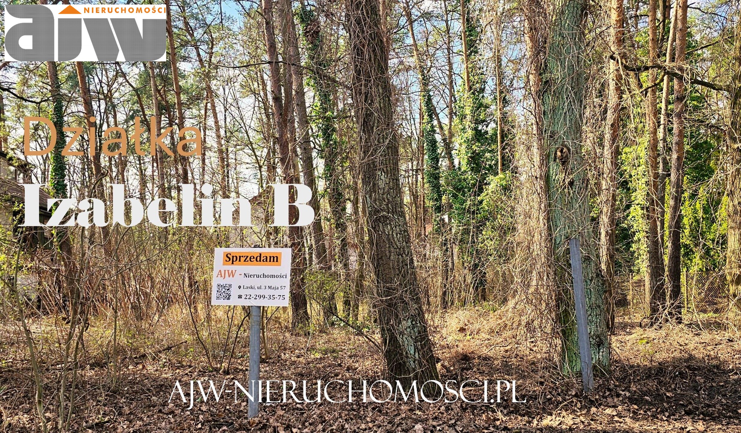 Działka Izabelin B 1062 m2 - zdjęcie 1