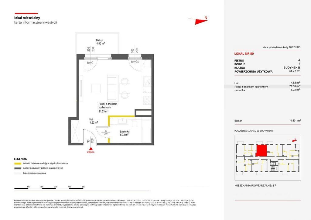 Mieszkanie 31,77&nbsp;m², Kraków, Nowa Huta, Mistrzejowicka - zdjęcie 6