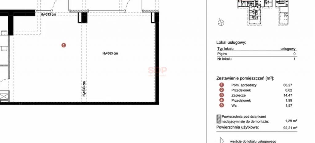 Lokal usługowy do wynajęcia, 93 m², Wrocław, Stare Miasto, Księcia Witolda - zdjęcie 6