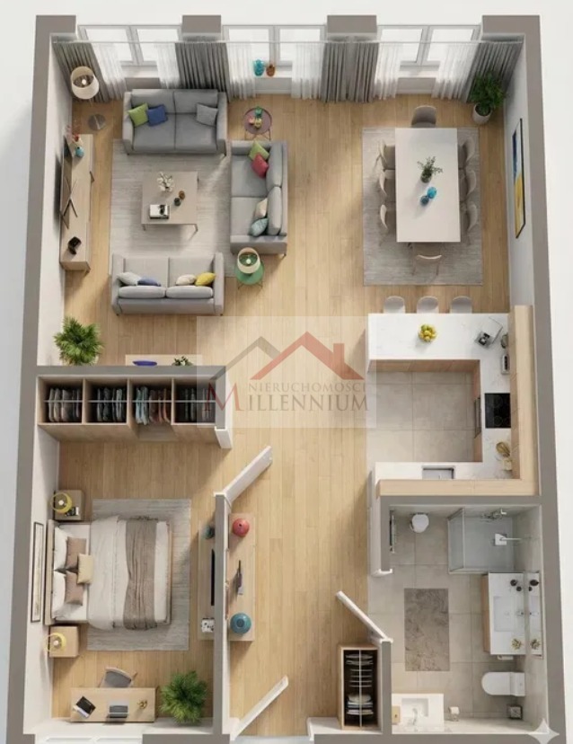 Mieszkanie 36&nbsp;m², Warszawa, Żoliborz, Kazimierza Promyka - zdjęcie 2