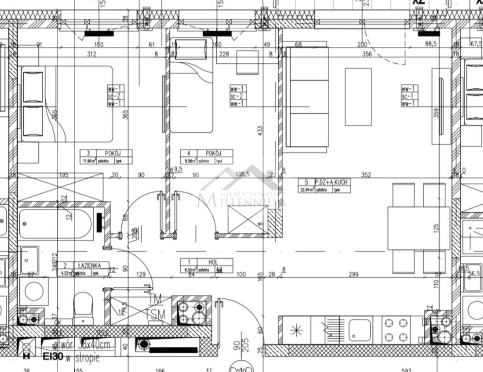 Mieszkanie 57,26&nbsp;m², Warszawa, Praga-Południe, Przeworska - zdjęcie 17