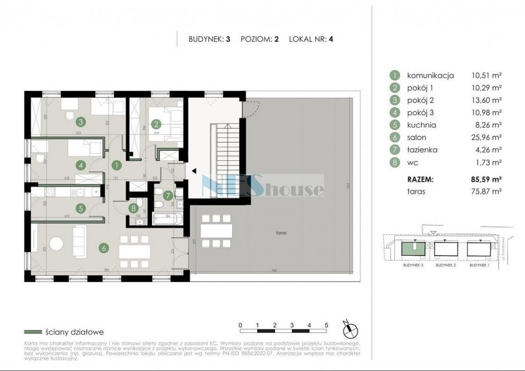 Mieszkanie 70&nbsp;m², Marcinkowice, Piastowska - zdjęcie 5