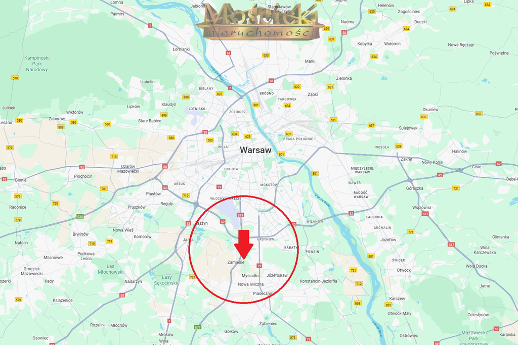 Atrakcyja działka budowlana 995m2 Ursynów Jeziorki - zdjęcie 5