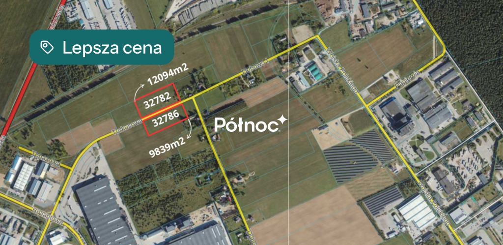 Działka inwestycyjna 9839&nbsp;m², Dubowo Pierwsze - zdjęcie 1