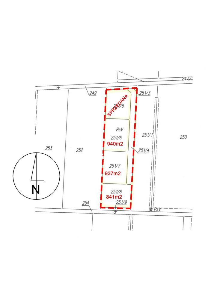 Działka budowlana 841 m², Jurowce - zdjęcie 5
