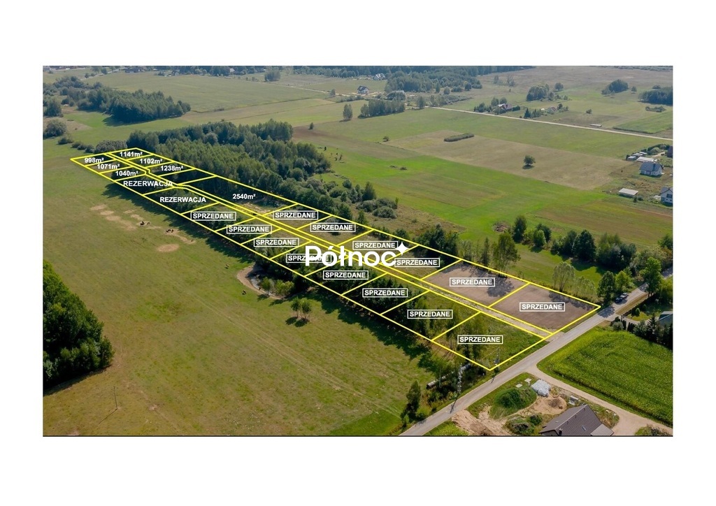 Działka budowlana 1040&nbsp;m², Łubniki - zdjęcie 1