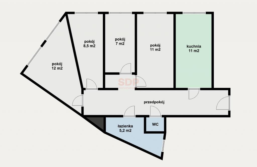 Mieszkanie 88 m², Wrocław, Niemcewicza Juliana Ursyna - zdjęcie 5