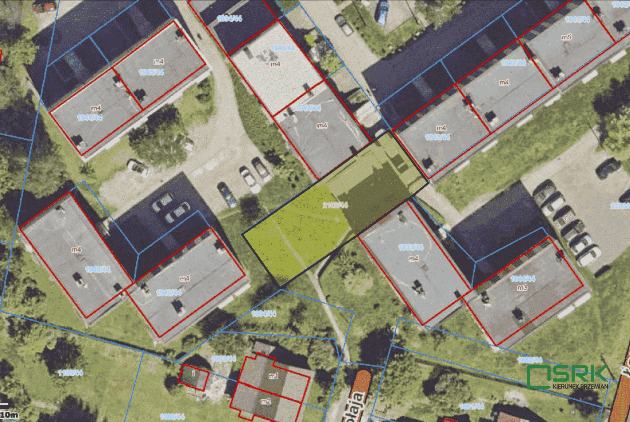 Działka inwestycyjna 367 m², Bytom, Cicha - zdjęcie 1