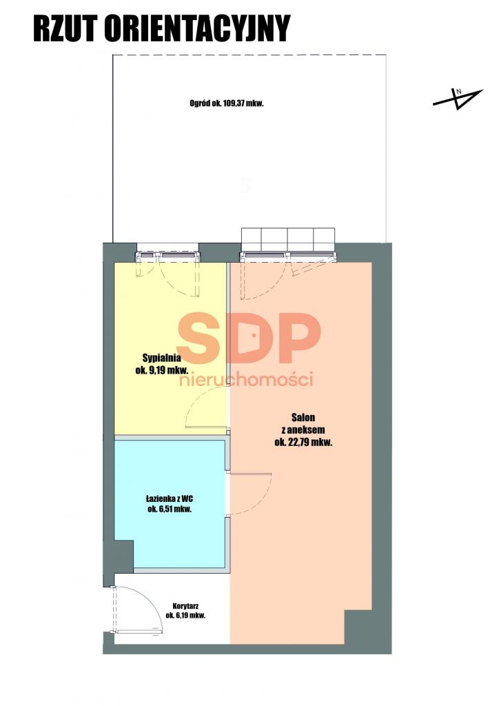 Mieszkanie 44 m², Wrocław, Nowodworska - zdjęcie 6