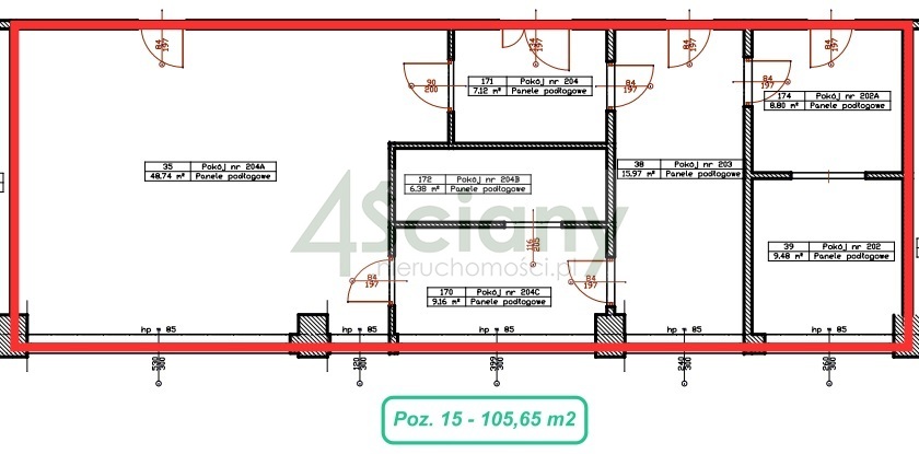 Lokal biurowy do wynajęcia, 105,65 m², Warszawa - zdjęcie 2