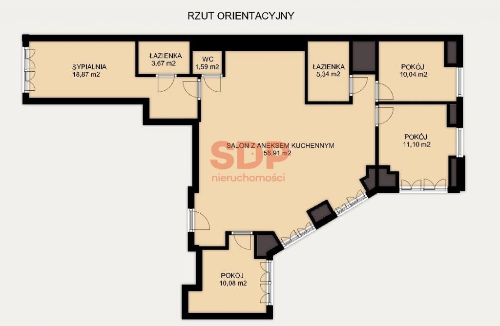 Mieszkanie 119&nbsp;m², Wrocław, Stare Miasto, Kościuszki - zdjęcie 3