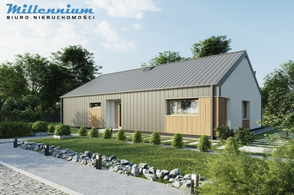 Działka z pozwoleniem na budowę oszczędnego domu - zdjęcie 1