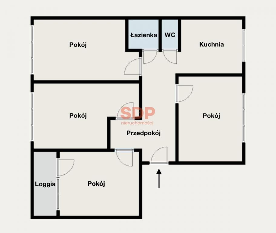Mieszkanie 63 m², Wrocław, Kamienna - zdjęcie 7