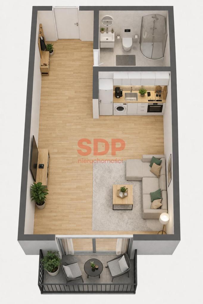 Mieszkanie 34 m², Wrocław, Sołtysowicka - zdjęcie 2