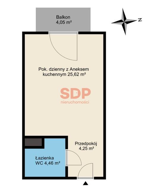 Mieszkanie 34 m², Wrocław, Sołtysowicka - zdjęcie 5