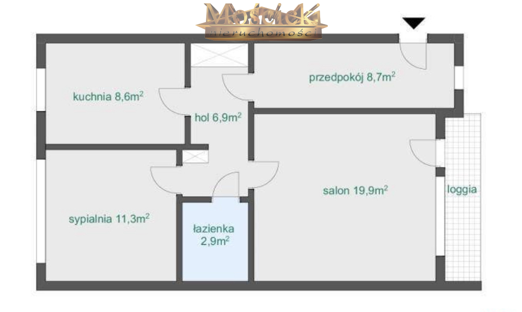 Sprzedaż 59m2 Bemowo 2 pok z balkonem blisko metra - zdjęcie 3