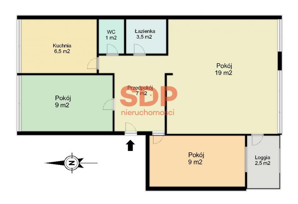 Mieszkanie 57 m², Wrocław, Fabryczna, Niedźwiedzia - zdjęcie 13