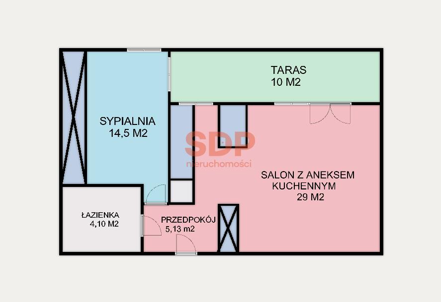 Mieszkanie 52&nbsp;m², Wrocław, Śródmieście, Reymonta Władysława - zdjęcie 12