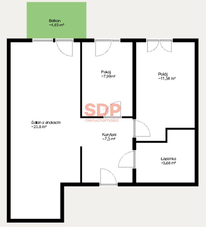 Mieszkanie 55 m², Wrocław, Fabryczna, Nowodworska - zdjęcie 7