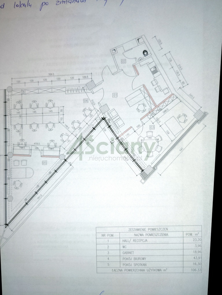 Lokal biurowy do wynajęcia, 109 m², Warszawa - zdjęcie 2