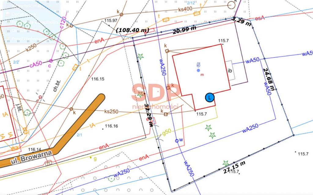 Działka budowlana 728 m², Wrocław, Stare Miasto, Browarna - zdjęcie 1
