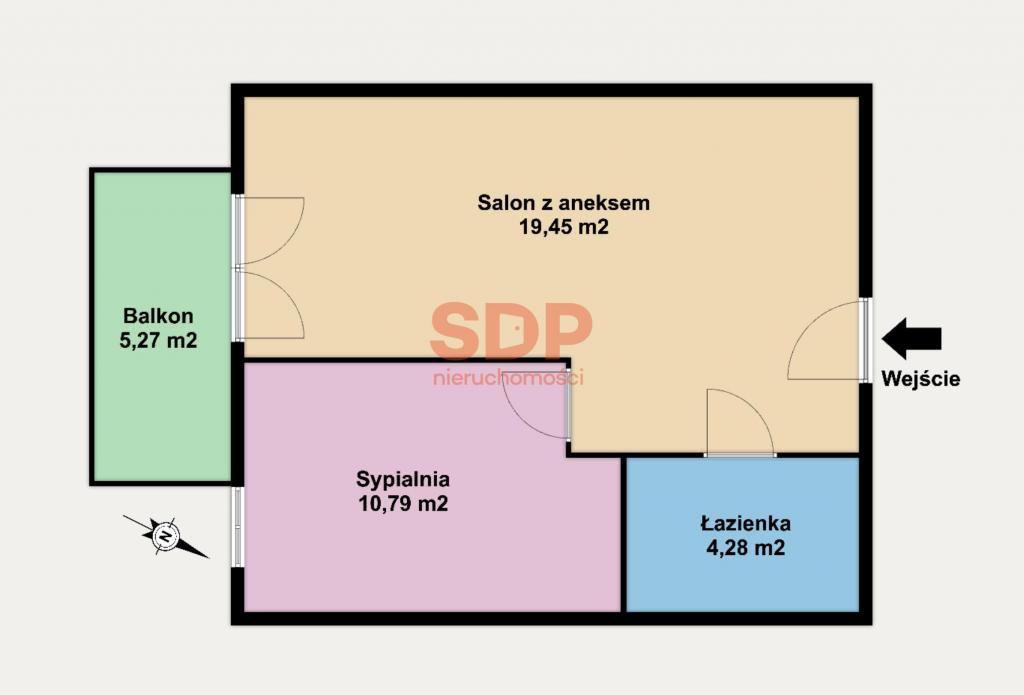 Mieszkanie 37&nbsp;m², Łódź, Srebrzyńska - zdjęcie 10