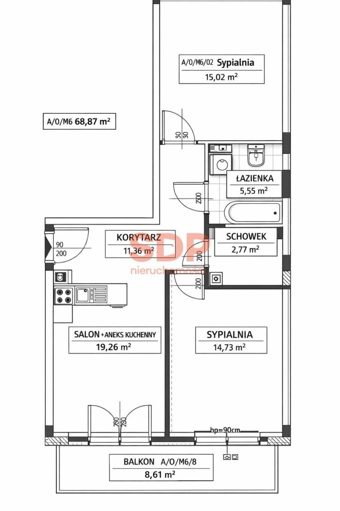 Mieszkanie 68 m², Brzeg Dolny, Leśmiana Bolesława - zdjęcie 8