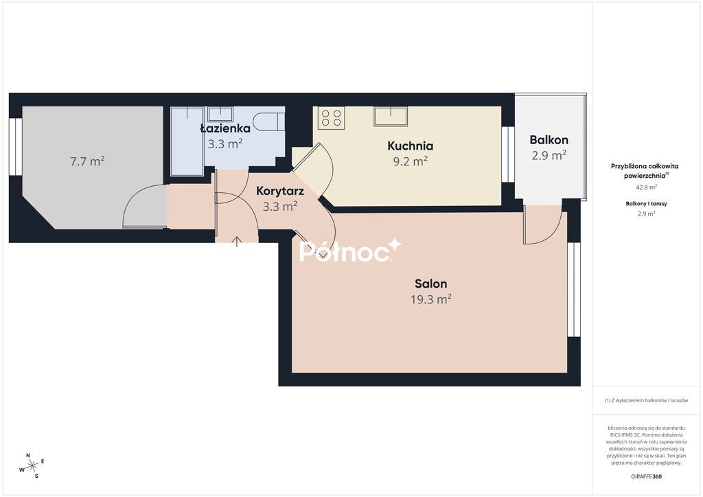 Mieszkanie 43,1 m², Białystok, Centrum, Ludwika Waryńskiego - zdjęcie 10