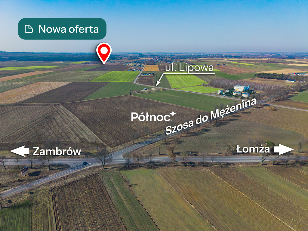 Działka budowlana 1591 m², Giełczyn, Dębowa - zdjęcie 1