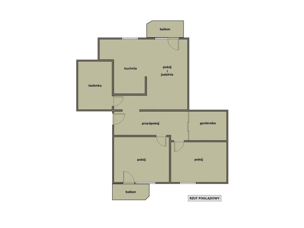 Mieszkanie 80&nbsp;m², Kraków, Zygmunta Miłkowskiego - zdjęcie 15