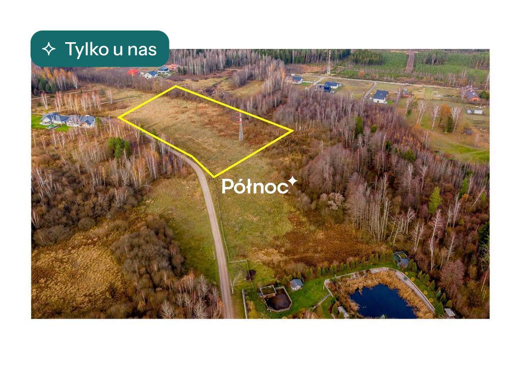 Działka rolna 1209&nbsp;m², Grabówka, Lawendowa - zdjęcie 1
