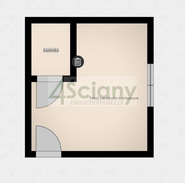 Mieszkanie 15 m², Warszawa, Wolska - zdjęcie 2