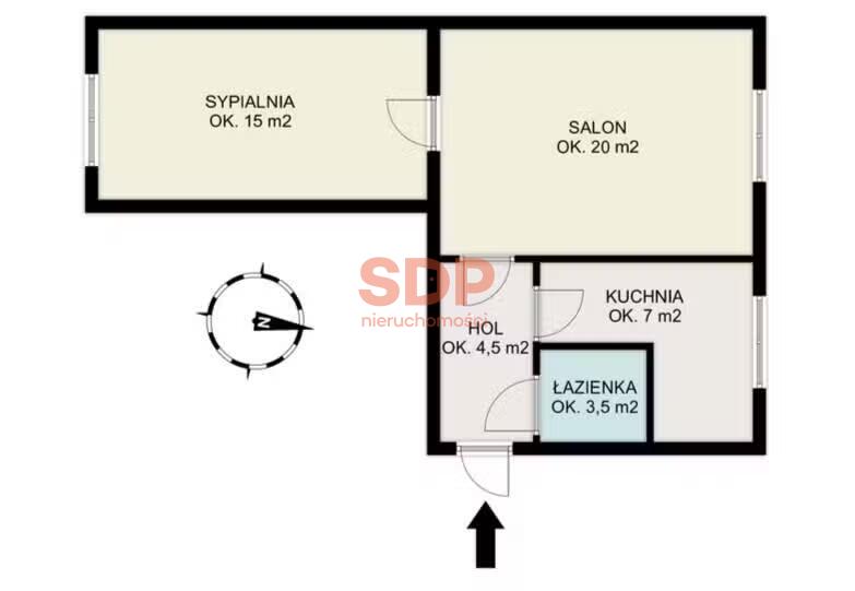 Mieszkanie 50 m², Warszawa, Wola, Długosza Jana - zdjęcie 2