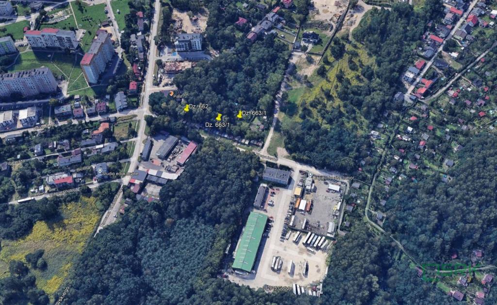 Działka inwestycyjna 1852&nbsp;m², Sosnowiec, Dmowskiego - zdjęcie 2