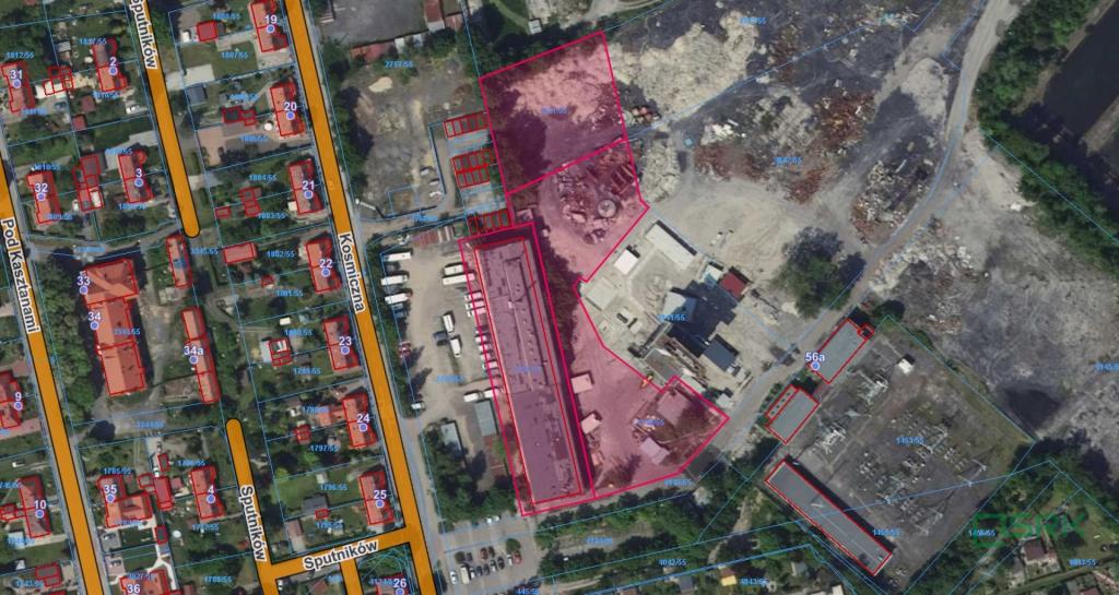 Działka inwestycyjna 8923&nbsp;m², Katowice, Kosmiczna - zdjęcie 1