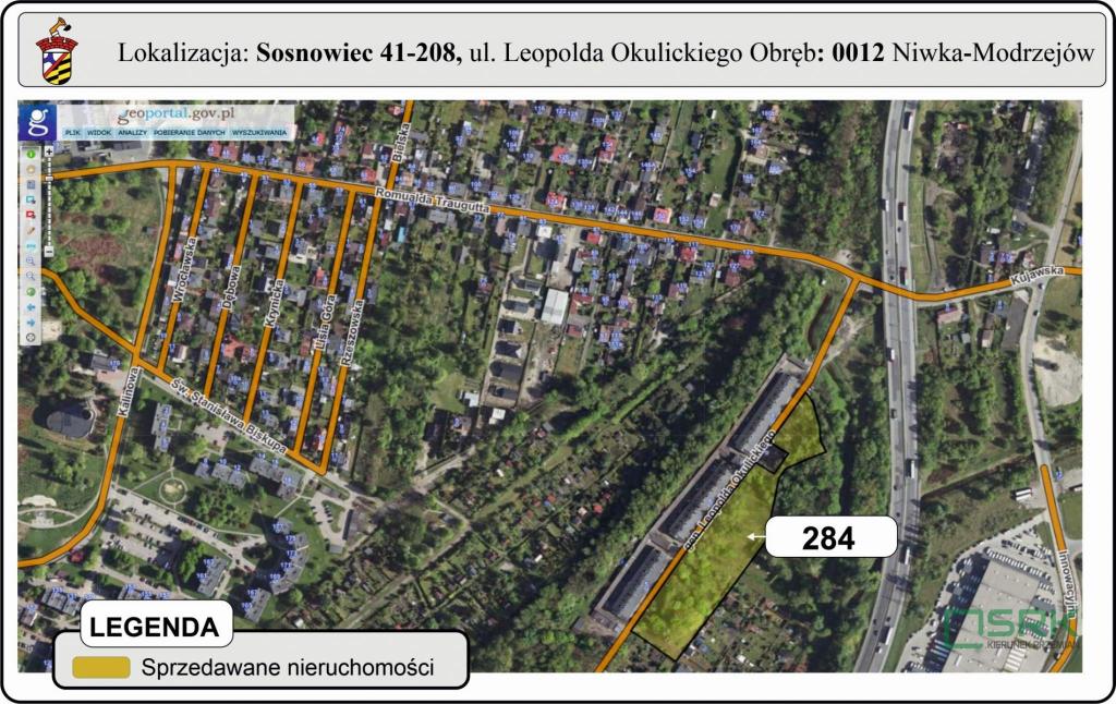 Działka inwestycyjna 1,13 ha, Sosnowiec, Okulickiego - zdjęcie 1