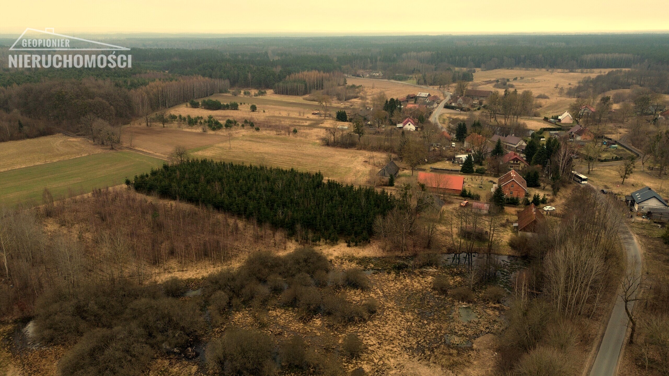 Siedlisko - Boguszewo gmina Miłomłyn, powiat ostródzki, na skraju wsi zabudowana działka gruntu o pow. 1,1754 ha - zdjęcie 7