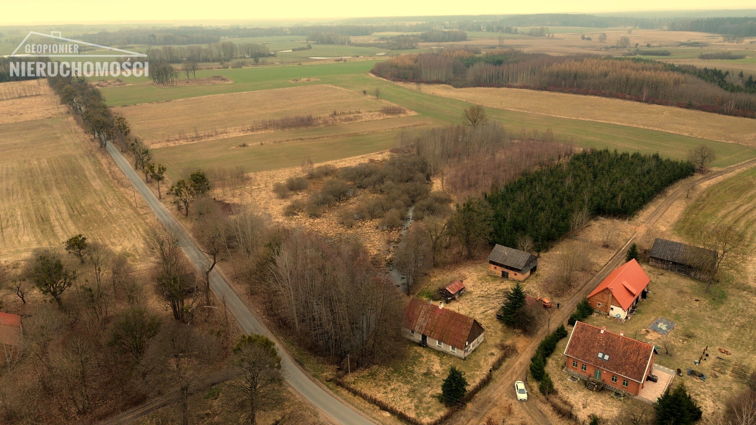 Siedlisko - Boguszewo gmina Miłomłyn, powiat ostródzki, na skraju wsi zabudowana działka gruntu o pow. 1,1754 ha - zdjęcie 3