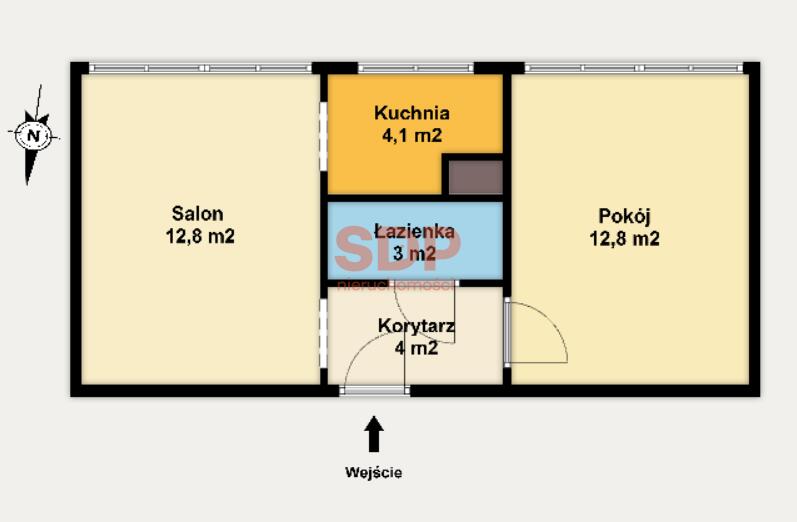 Mieszkanie 37&nbsp;m², Łódź, Bałuty, Traktorowa - zdjęcie 12