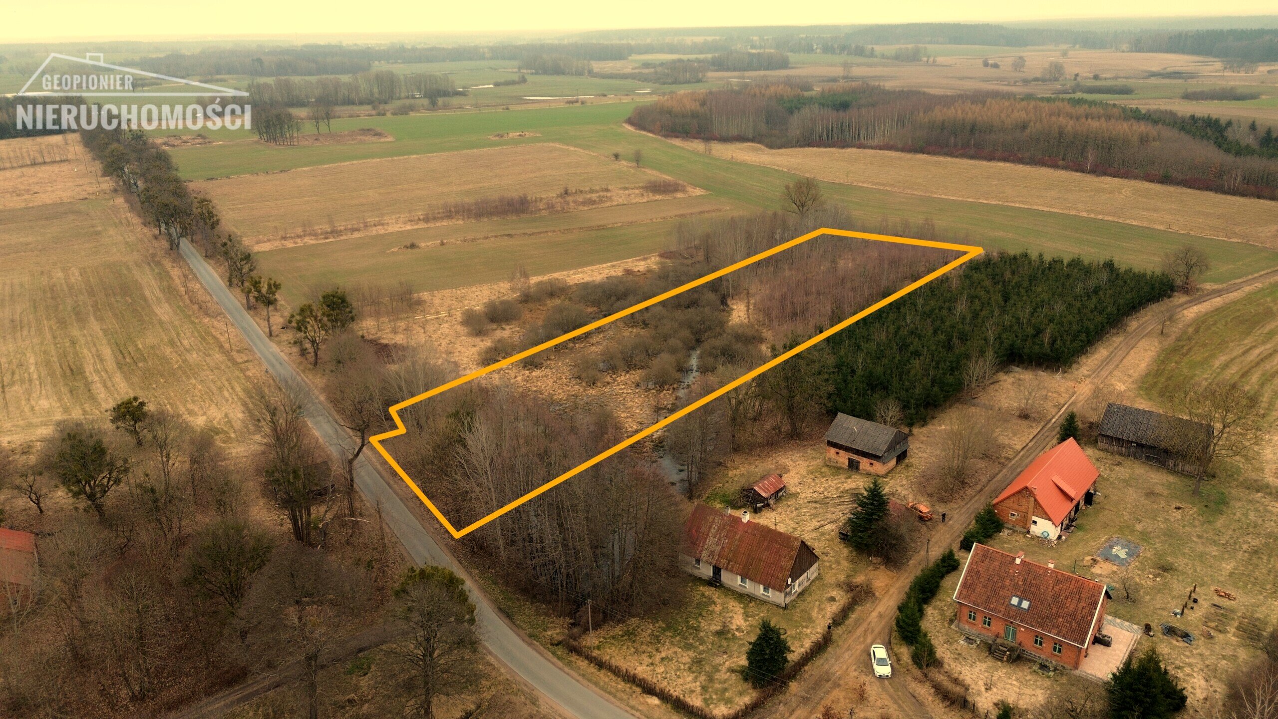Ostróda - Boguszewo, działka 9085 m2 - zdjęcie 1