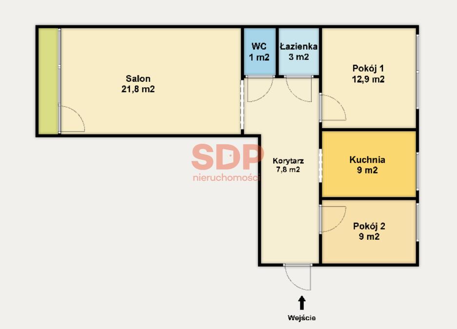 Mieszkanie 64 m², Łódź, Śródmieście, Piotrkowska - zdjęcie 12